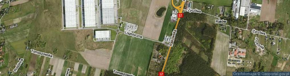 Zdjęcie satelitarne Logistyczna ul.